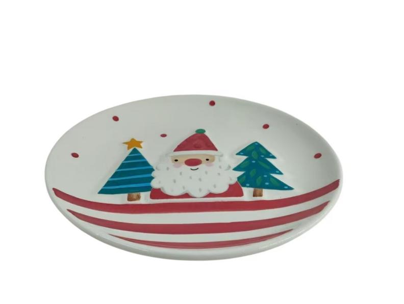 Christmas-themed ceramic decorative plates: Bring the festive spirit to your tabletop. Christmas-themed ceramic decorative plates: Bring the festive spirit to your tabletop.