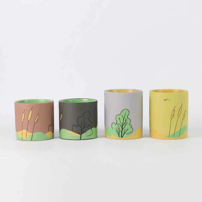 Four Seasons Mountain Wild Ceramic Candle Holder: A Vessel of Light and Shadow, Holding Natural Scenery in Your Hands Four Seasons Mountain Wild Ceramic Candle Holder: A Vessel of Light and Shadow, Holding Natural Scenery in Your Hands