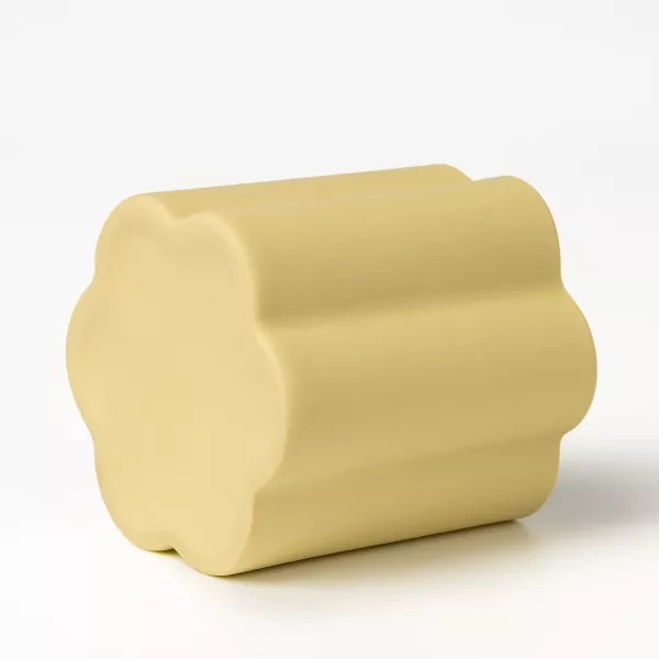 Artistic Floral Edge Ceramic Candle Holder