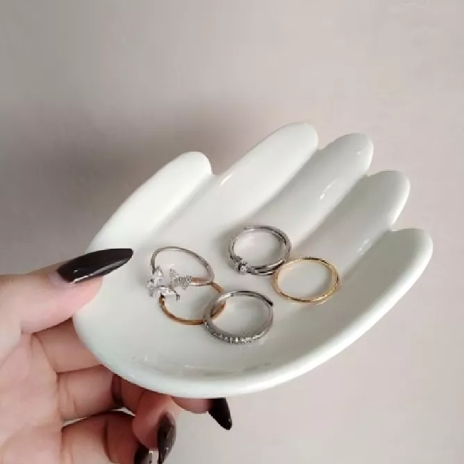 Ceramic Special-Shaped Jewelry Tray