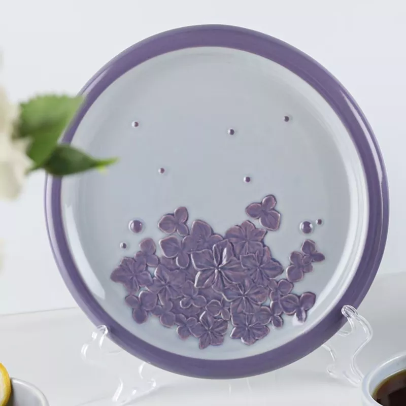 Dishwasher Hand-Painted Ceramic Plate