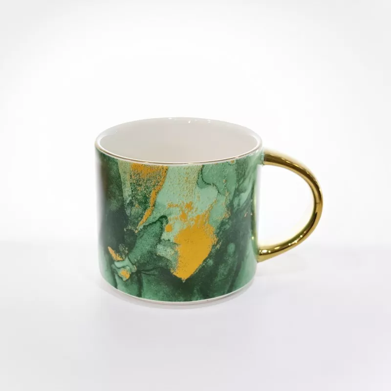 Elegant Marble Pattern Ceramic Mug