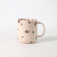 Floral Pattern Ceramic Mugs