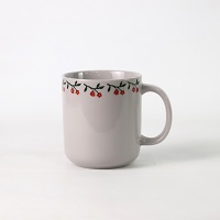 Floral Pattern Ceramic Mugs