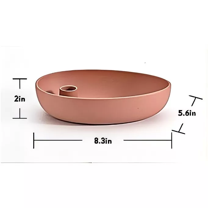 Modern Oval Ceramic Candle Holder