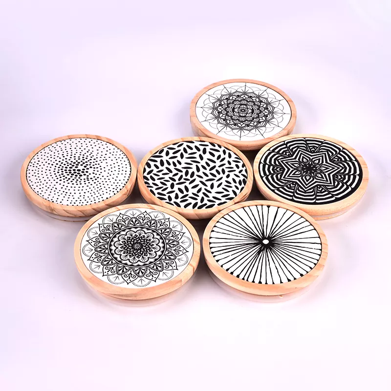 Personalized Pattern Printing Wooden Lid