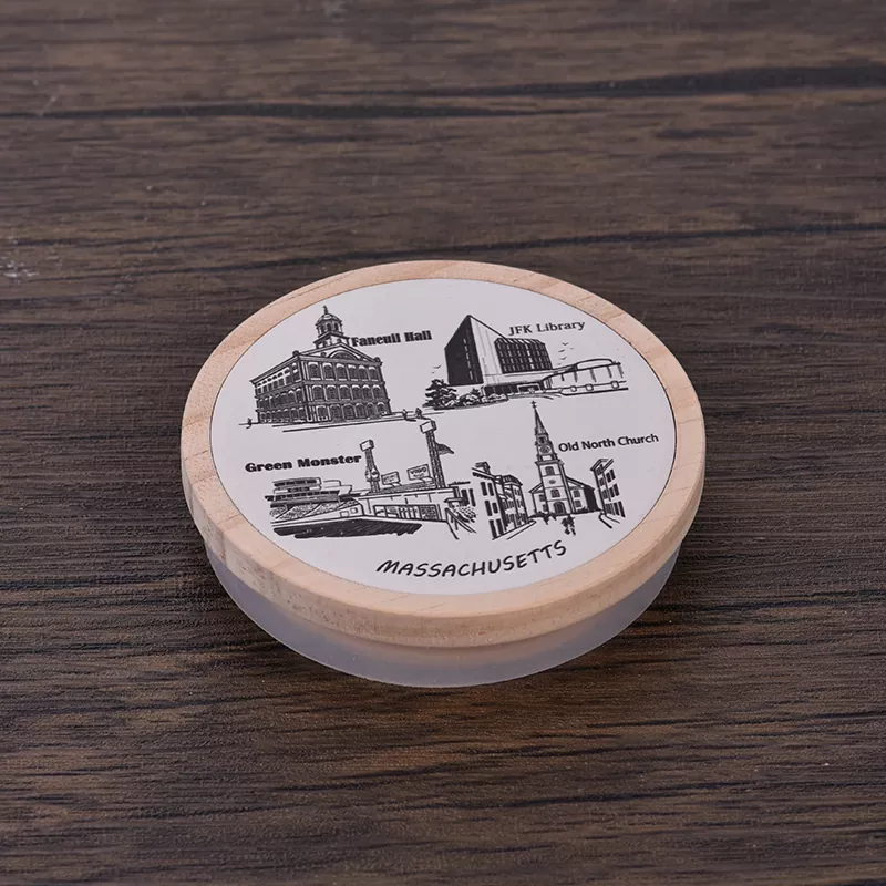Personalized Pattern Printing Wooden Lid