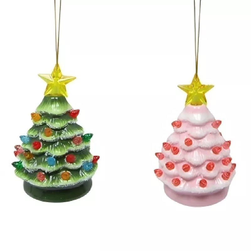 Reusable Ceramic Christmas Tree Ornament Decoration